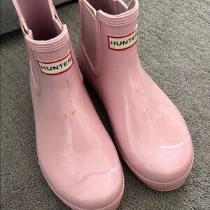 Hunter Pink Rain Boots